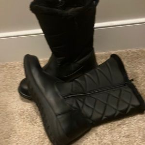 Totes winter black boots